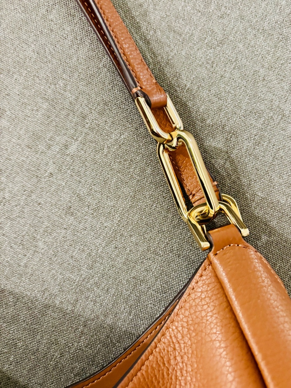 Kate Spade Kayla Large Triple Compartment Shoulder Bag in Warm Gingerbread - Picture 10 of 13